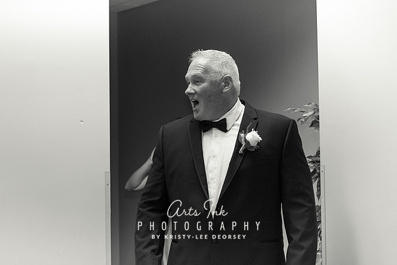 First Look Wedding Photography - Cyprian Keys Country Club Wedding