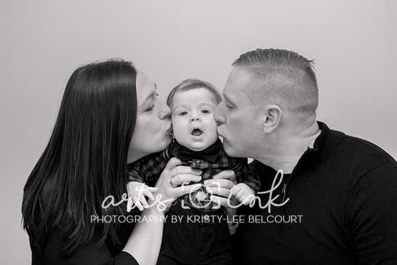 In-home Family Holiday Portraits
